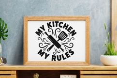 My Kitchen My Rules Svg, Kitchen Sign Svg, Mom Kitchen Svg. Product Image 7