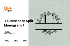 Lauressence Split Monogram Product Image 1