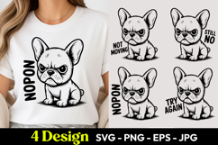 Noon French Bulldog SVG PNG Product Image 1