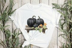 Black Pumpkins Sublimation Clipart Product Image 3