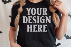 Comfort Colors 1717 Black TShirt Mockup, CC1717 mockup, Tran Product Image 1