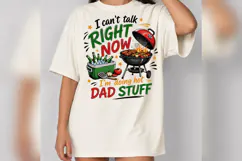 I Can't Talk Right Now PNG, Hot Dad Stuff PNG, Funny BBQ Product Image 4