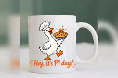Hey Its Pi Day PNG, Cute Goose Pie Math Design, Funny Pi Day Product Image 5