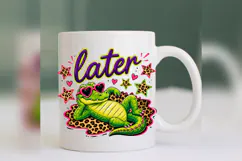 Later Gator PNG, Preppy Alligator Leopard Design Product Image 4