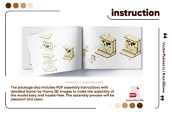 Country Counter Laser Cut File, Travel Tracker Book Nook Product Image 6