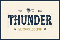 Sandmak Rough Textured Vintage Hand Drawn Font Product Image 6