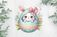 Bunny Peeking Sublimation Clipart Product Image 1