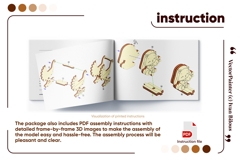 Baby Bunny with Stroller - Easter Laser Cut Project, SVG Product Image 6