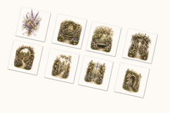 The Secret Garden Watercolor Clipart Product Image 6
