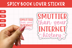 Printable Spicy Book Lover Sticker | Internet History Product Image 1
