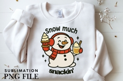 Snowman snack squad png design for T-shirts Product Image 3