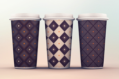 10 rhombuses seamless geometric vector patterns Product Image 6