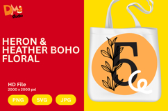 Heron &amp; Heather Boho Floral Monogram Product Image 1