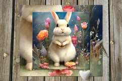 Cute Rabbit | 11 children skinny tumbler Sublimation designs Product Image 6