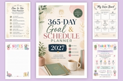 365-Day Goal &amp; Schedule Planner 2027 Product Image 6