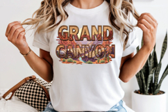 Grand Canyon PNG, Vintage National Park Eagle Sublimation Product Image 6