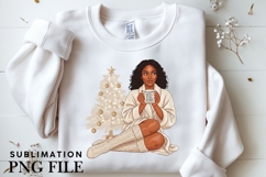 Christmas motivational women png design for T-shirts Product Image 3