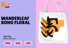 Wanderleaf Boho Floral Monogram Product Image 1