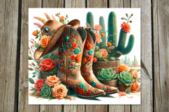 Western | 4 straight skinny tumbler sublimation designs PL2 Product Image 2