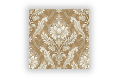 Honey Beige Toile Digital Paper Pack, Vintage Floral Toile Product Image 6