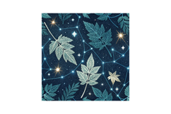 Autumn Astronomy Digital Paper, Seamless Pattern Product Image 6