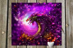 Mystic dragon | 9 Skinny tumbler magic sublimation designs Product Image 6