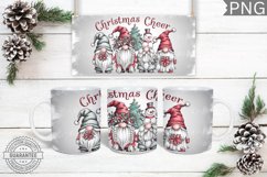 Christmas Cheer Mug Wrap - Christmas Mug Sublimation Product Image 1