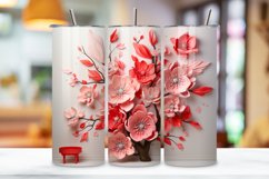 spring floral tumbler wrap | Seamless Tumbler Wrap Product Image 3