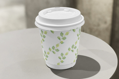 Leaves Green Seamless Pattern Watercolor Greenery Eco Product Image 6