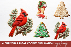 Christmas Sugar Cookie Clipart Sublimation Product Image 1