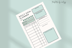 Pastel Daily Goal Planner Template | Canva Editable Product Image 5