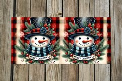 Christmas Snowman | 4 retro Xmas Sublimation Mug designs2 Product Image 2