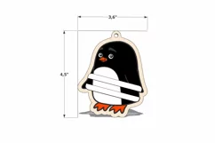 Christmas Money Holder, Cash Ornament laser svg dxf template Product Image 5