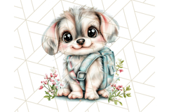 Playful Puppy Clipart Bundle Cute Dog PNG Product Image 6