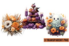 Watercolor Halloween Sublimation , PNG Product Image 1