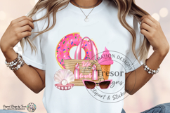 Life Is Better At The Beach Pink Design -Summer Sweet Vibes Product Image 6