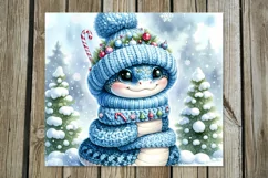 Christmas snake | 4 Skinny tumbler sublimation designs PLUS2 Product Image 2