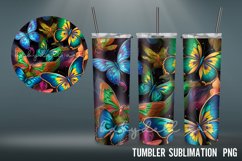 3D Tumbler Wrap| 3D Flowers Art Tumbler Sublimation Product Image 6