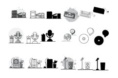Music Icon Set 2 Procreate Brush Stamps, 105 Music Icons Product Image 6