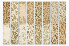 Botanical Spring Floral Bookmarks PNG Product Image 6