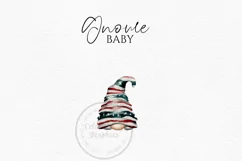 Patriotic Gnomes With Baby | Watercolor PNG Clipart Product Image 2