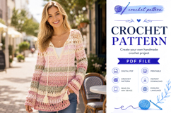 Festival Crochet Tunic Pattern PDF Product Image 5