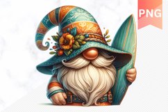 Summer Gnome Sublimation - Clipart PNG Bundle Product Image 7