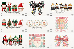 Hello Christmas Png Huge Bundle, Christmas Sublimation Product Image 3