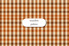 Autumn Gingham Pattern | Seamless Plaid Digital Paper Product Image 1