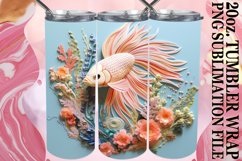 Aquatic Wonders 3D Tumbler Design Product Image 1