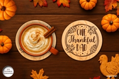 Thanksgiving Coasters SVG Bundle | Drink Coaster | SVG Product Image 6