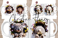 Funny Spring Animals Break Through Mug Wrap Bundle Product Image 9