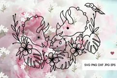 Family SVG - Newborn SVG, Family Round Sign Product Image 6
