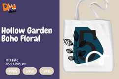 Hollow Garden Boho Floral Monogram Product Image 1